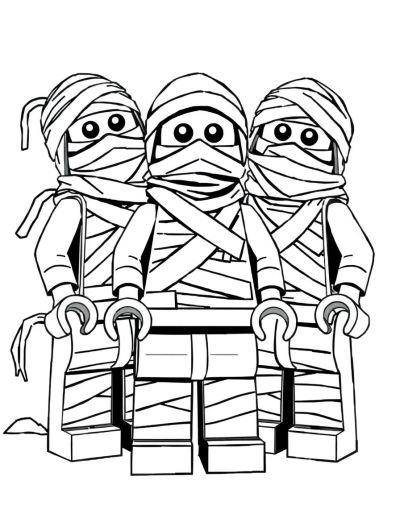Mummies Unraveling Their Bandages