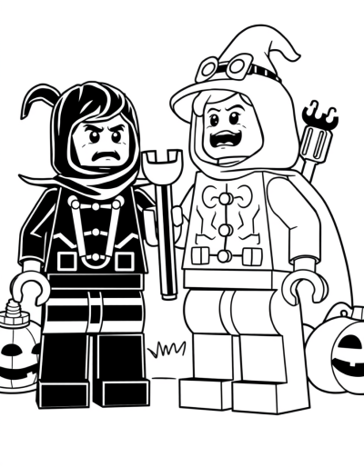Trick Or Treating With Legos