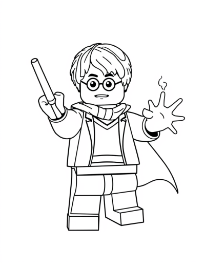 Harry Potter Casting A Spell
