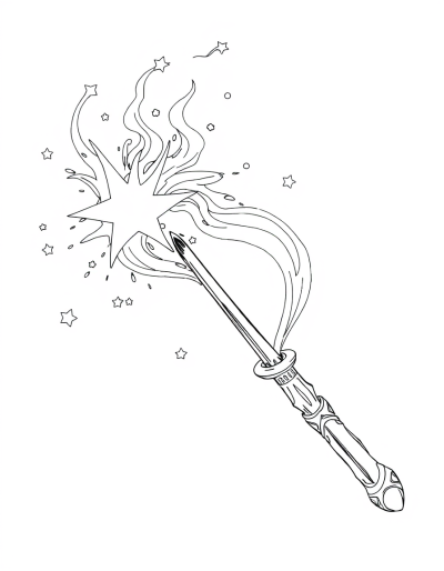 Wondrous Effects Follow Wand'S Movement