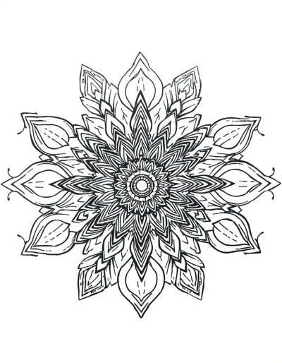 Color Therapy Through Mandala Art