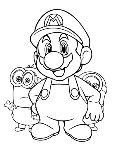 Mario Teams Up With The Minions