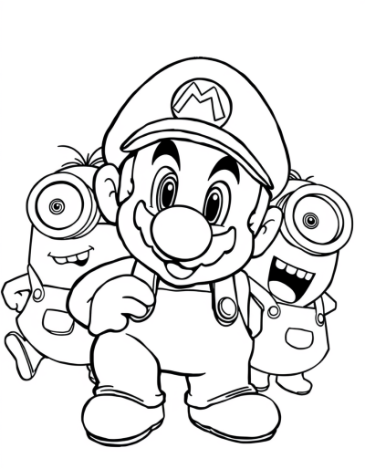 The Minions Cause Chaos For Mario