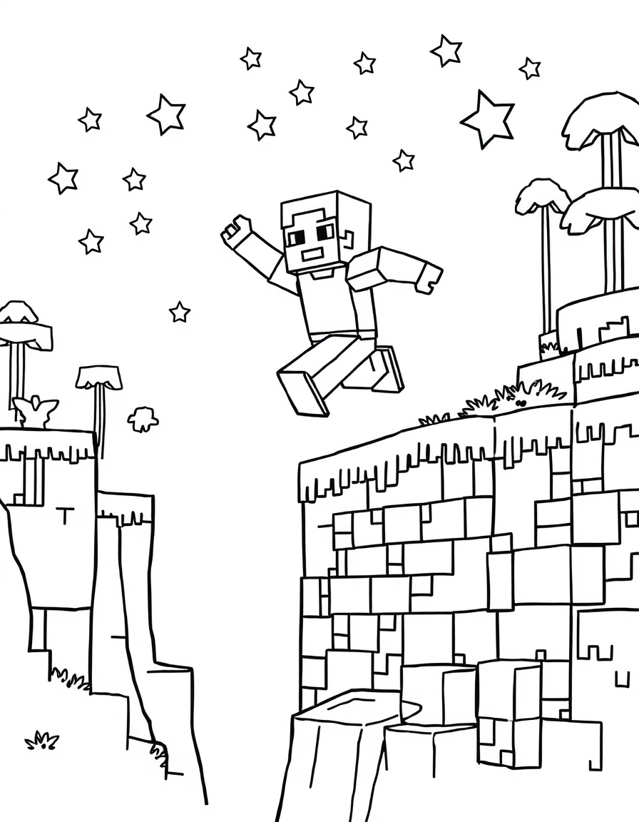 Minecraft Coloring Book Printable