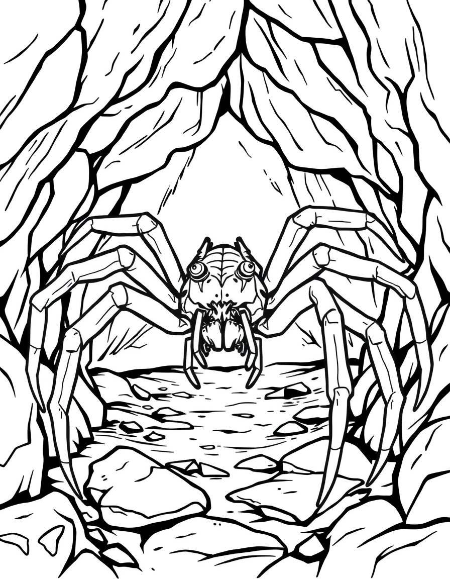 A Spooky Cave Spider Encounter