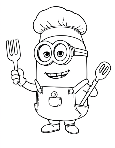 A Chef Minion Is Cooking