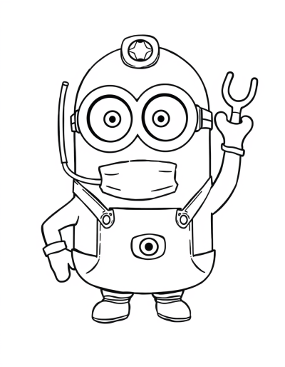 A Doctor Minion Is Working