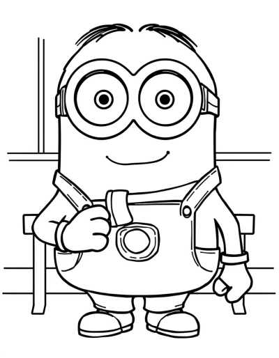 A Teacher Minion In A Classroom