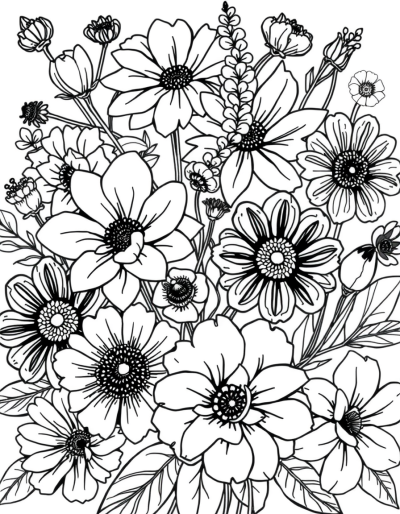 Beautiful Mix Of Different Floral Varieties