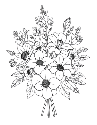 Elegant Arrangement Of Mixed Blooms