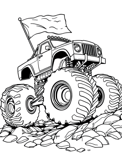 Big Wheels Crush Everything Beneath