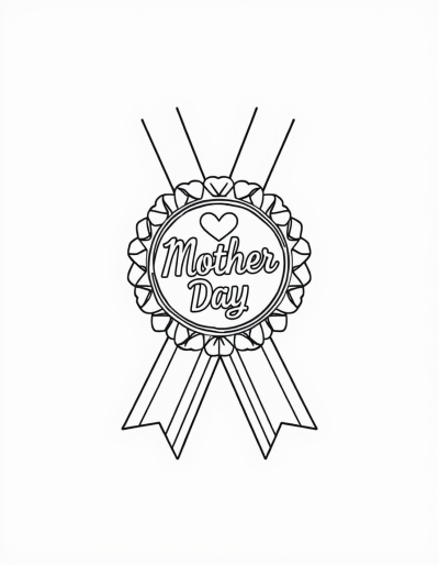 Color The Ribbon In Rainbow