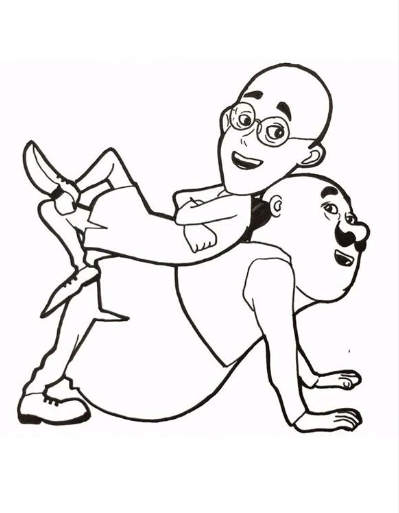 Motu patlu coloring pages disney