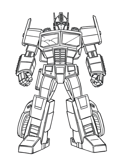 Optimus Prime Leading Autobots