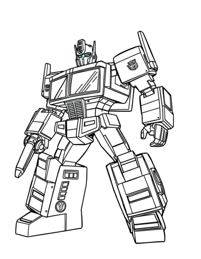 Optimus Prime Transforming Into Truck