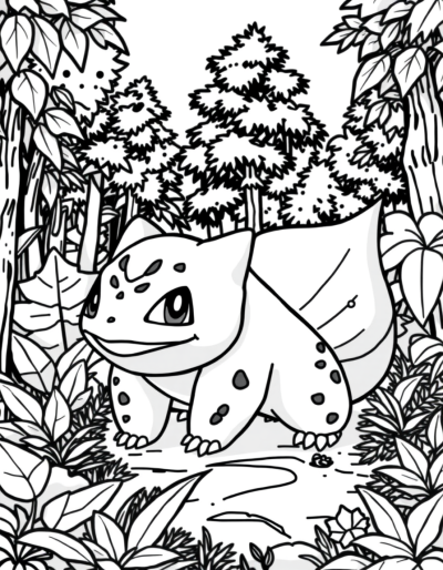 Bulbasaur In The Lush Forest