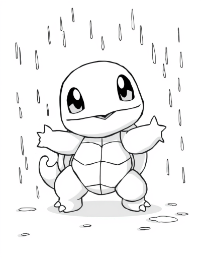Squirtle Dancing In The Rain