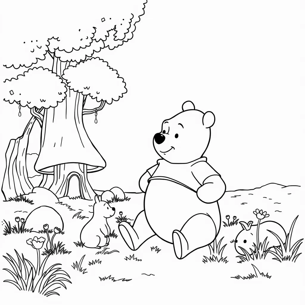 winnie the pooh coloring book