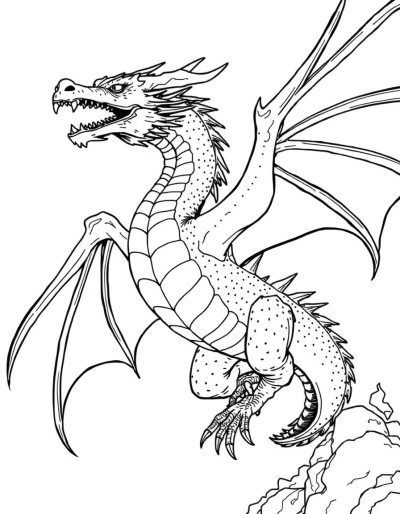 Create A Majestic Dragon Flying High