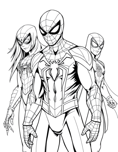 Spiderman Teaming Up With Other Superheroes