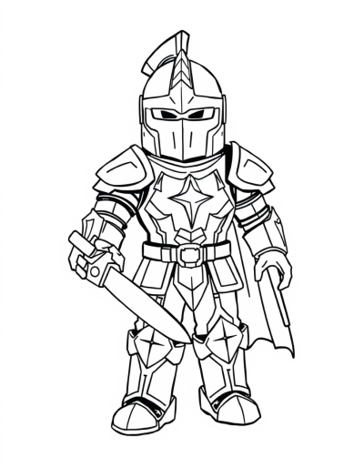 Brave Knight In Shining Armor