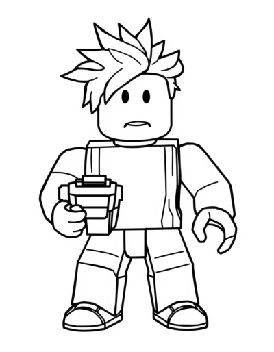 A Roblox Noob Playing Games