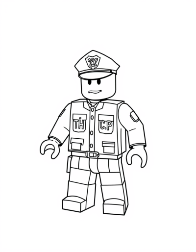 Roblox Police Badge Coloring