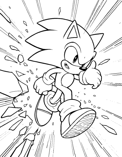 Speedy Sonic Shatters Sound Barrier