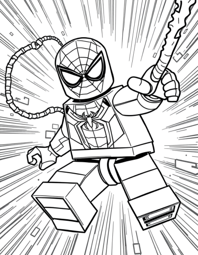 Spider Man In A High Speed Chase