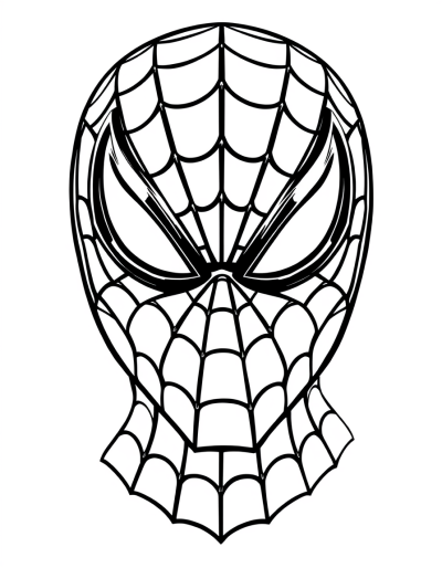 Spidey'S Mask In Classic Design
