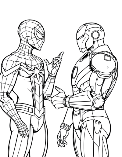 Iron Man Is Giving Spider Man A Pep Talk