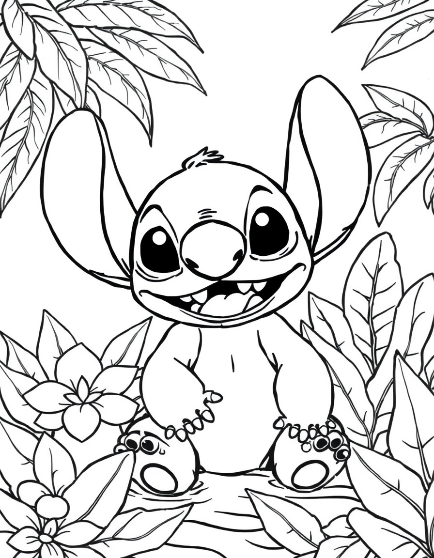 Stitch In A Tropical Paradise