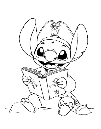 Stitch Goes On A Pirate Adventure