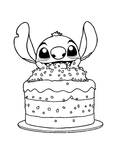 Beautiful Cake With Rainbow Sprinkles