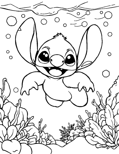 Swimming Stitches In The Ocean