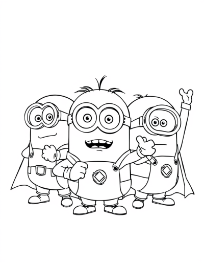 Minions Teaming Up To Fight Evil