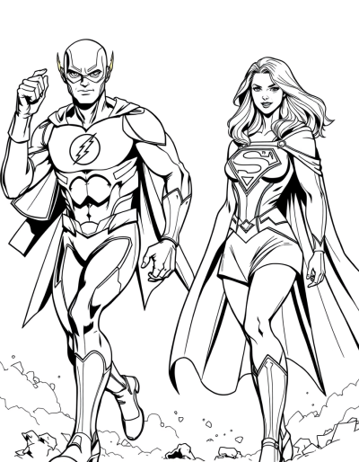 Supergirl Protecting Innocent Civilians