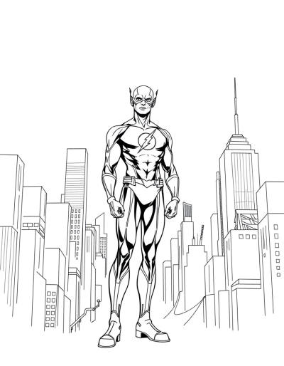 The Flash Standing Tall In The City