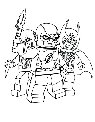 The Flash Fighting Villains