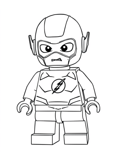 The Flash With His Mask On