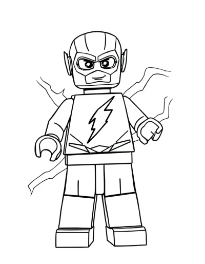 The Flash With Lightning Powers