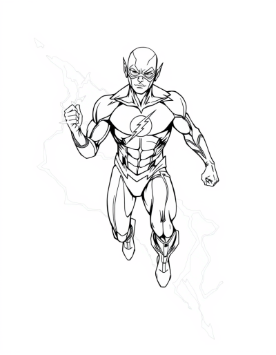 The Flash With Energy Crackling