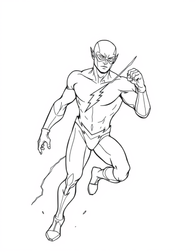 The Flash With Lightning Symbol