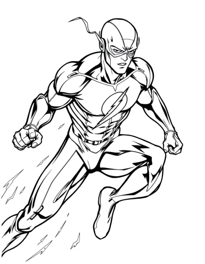 The Flash With Power And Agility