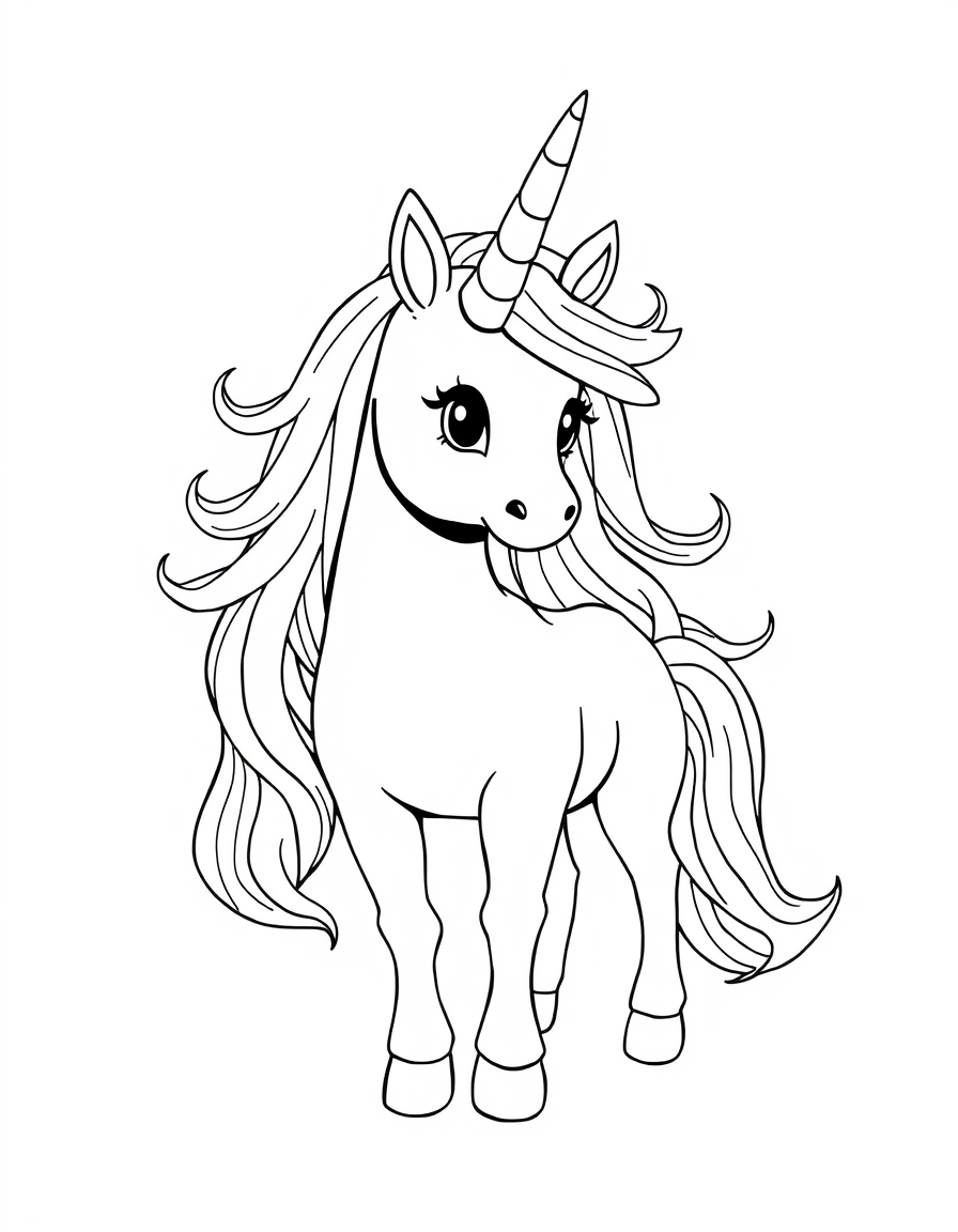 A Unicorn With A Magical Aura