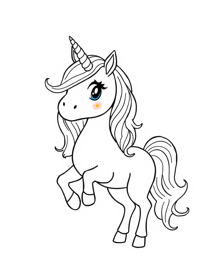 A Unicorn With A Radiant Glow