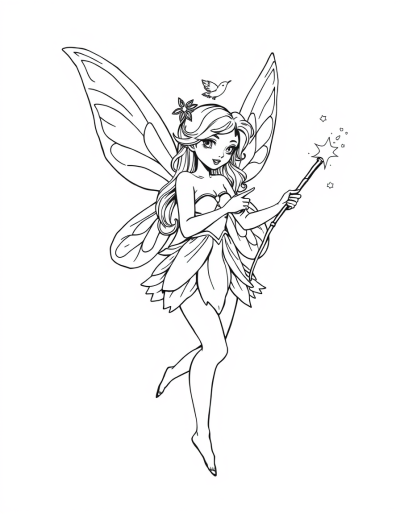 Spellbinding Fairy Weaving Dreams Into Reality