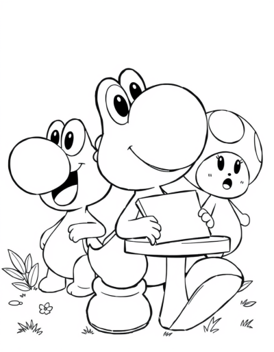 Cute Side Characters Having A Picnic