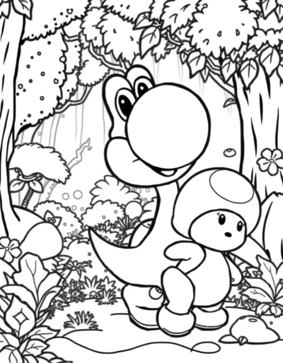 Toad Exploring A Magical Forest