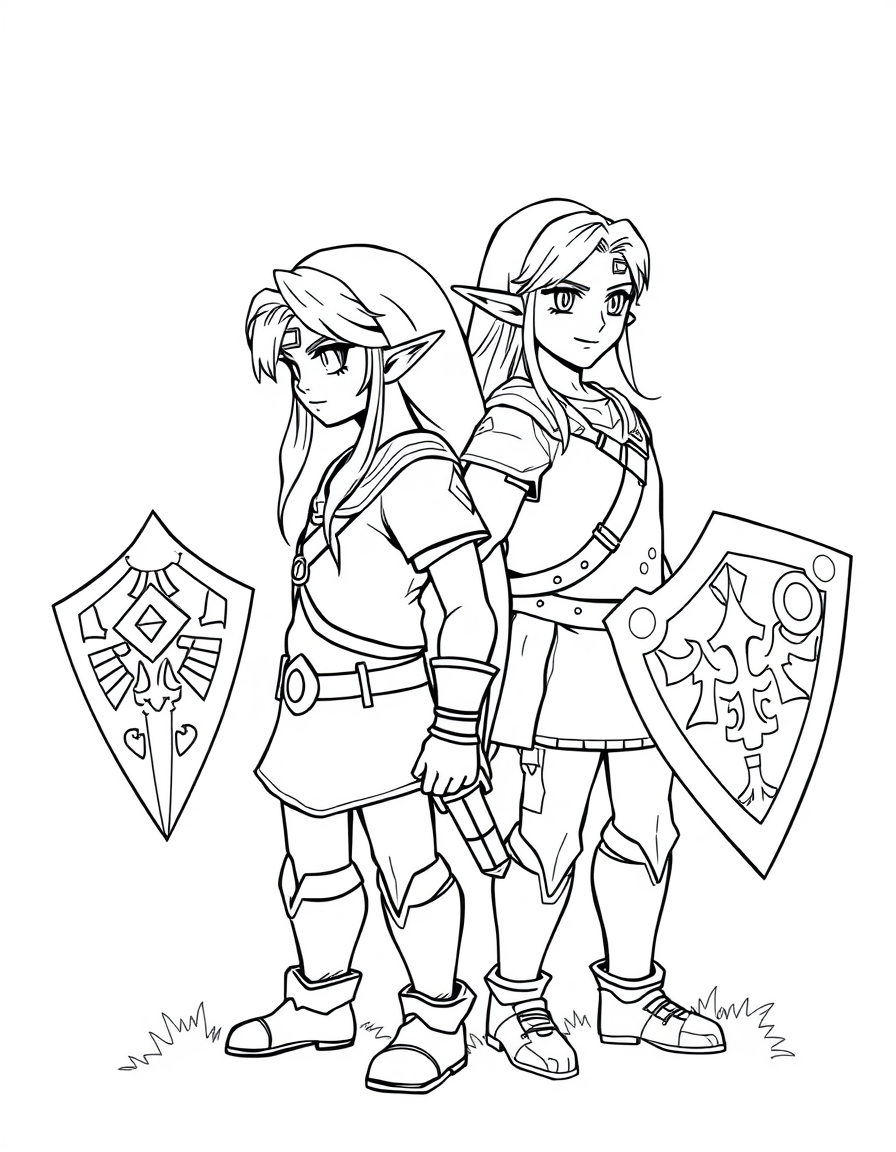 Zelda And Link Teaming Up To Save Hyrule